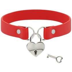 Coquette Collier Coquette Pendentif Coeur Rouge